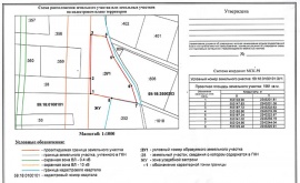 Схема расположения земельного участка Кадастровые работы в Пушкино